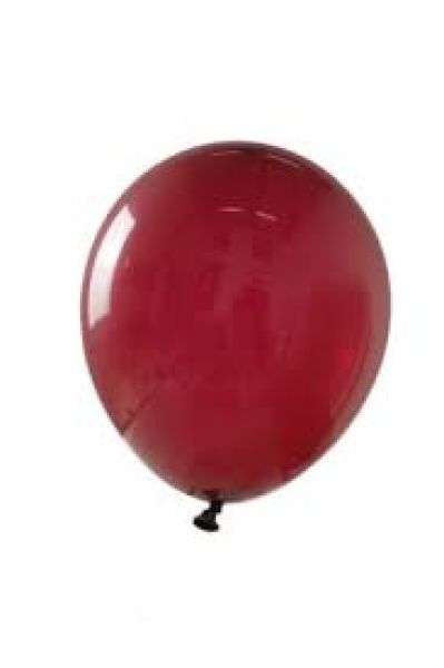 12 INC BORDO (BURGUNDY) BALON 100LÜ