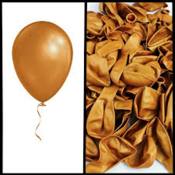 12 INC METALİK GOLD BALON 100LÜ