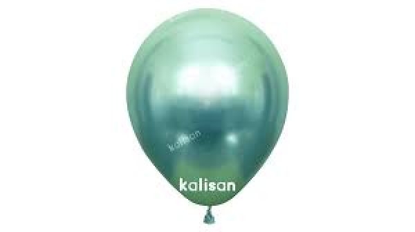 12 INC MİRROR GREEN BALON 50Lİ