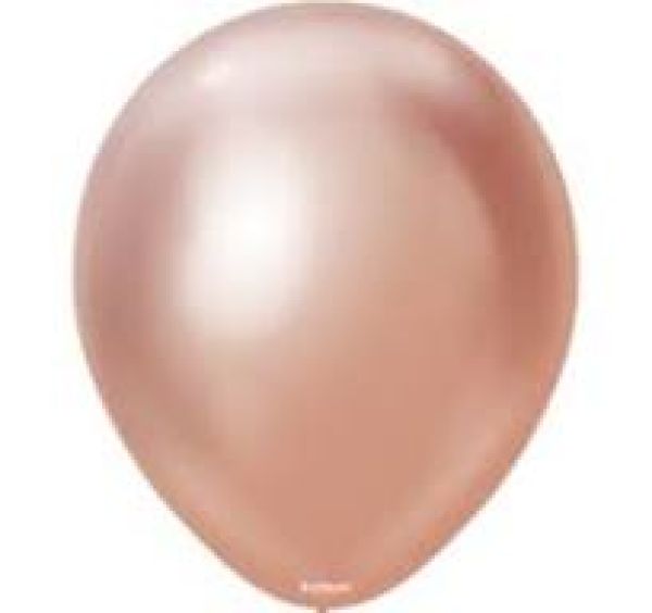 12 INC MİRROR ROSE GOLD BALON 50Lİ