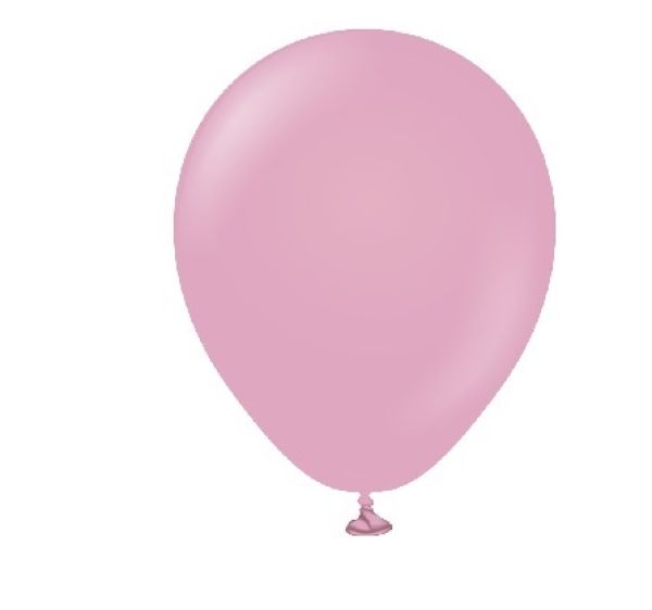 12 İnc Toz Pembe Retro İç Mekan Balon