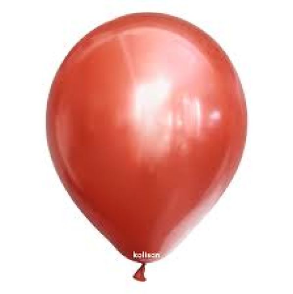 18 INC MİRROR RED BALON 5Lİ