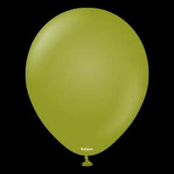 18 INC RETRO OLİVE BALON 25Lİ