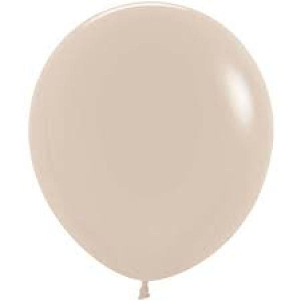 18 INC RETRO WHİTE SAND BALON 25Lİ
