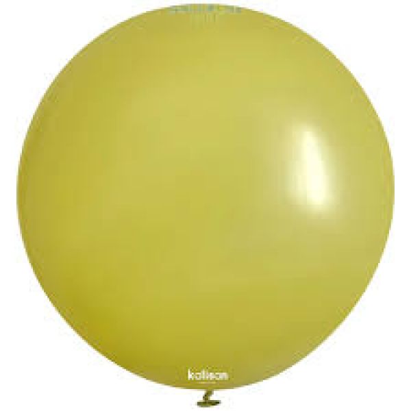 24 INC RETRO MUSTARD BALON 2Lİ