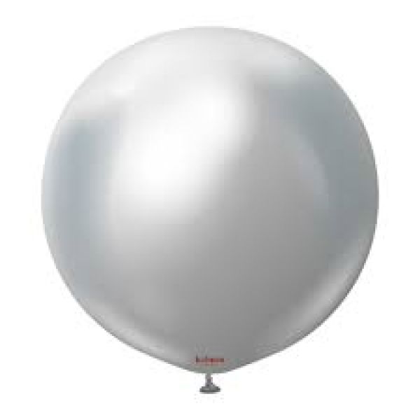 24 INC SİLVER MİRROR BALON 2Lİ