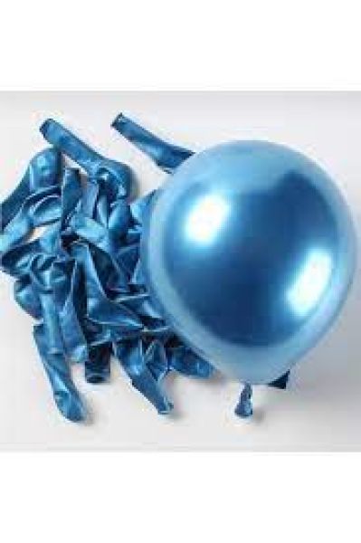 5 INC MAVİ MİRROR BALON 100LÜ