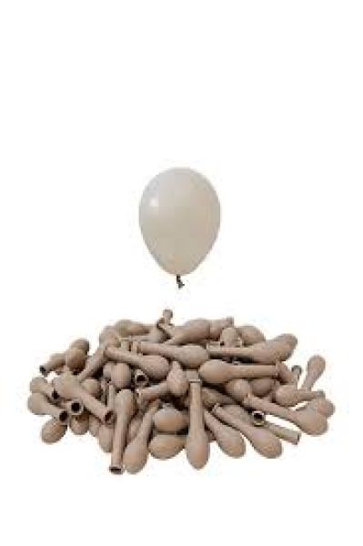 5 INC RETRO WHİTE SAND BALON 100LÜ