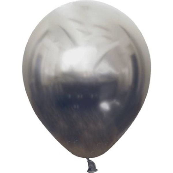 6 İnc Space Grey Krom Balon 50 li