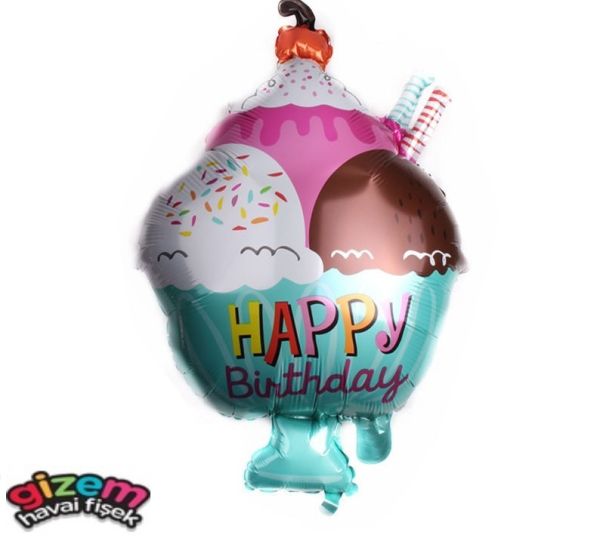 Dondurma Şekilli Doğum Günü Balonu