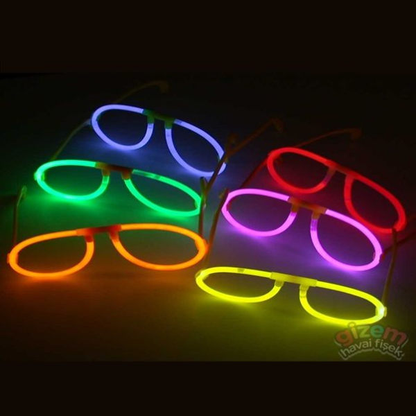 Glow Stick Kırılan Işıklı Gözlük