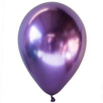 12 İnc Violet Krom Balon 50 li