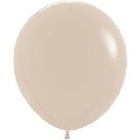 18 INC RETRO WHİTE SAND BALON 25Lİ