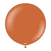24 INC RETRO RUST ORANGE BALON 2Lİ