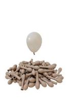 5 INC RETRO WHİTE SAND BALON 100LÜ