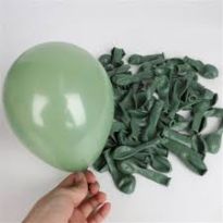 5 INC RETRO WİNTER GREEN BALON 100LÜ