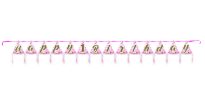 Bırthday 1 Yaş Külah Banner (Pembe)