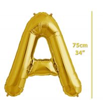 Folyo Harf A Gold Balon 34 İnç