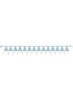 Pırıltılı First Birthday Erkek Külah Banner 2m ( 14 Külah )