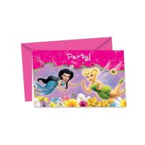 Tinkerbell Fairies Springtime Davetiye ve Zarf