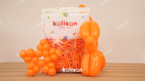 TURUNCU SOSİS BALON (260) 100 LÜ (KAL)